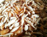 具沢山。きのこと油揚げのつけ蕎麦。作り方3写真