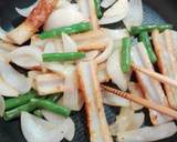 簡単☆ちくわと新玉の蒲焼き風ピリ辛炒め作り方6写真
