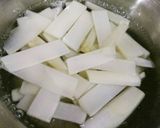 ＊ウドとホタルイカのからし酢味噌かけ＊作り方3写真