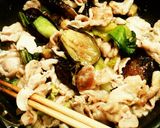 冷凍ナスと豚肉の味噌炒め(薄味)作り方4写真