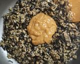 オーツ麦入り牛蒡とひじきのごま味噌炒め作り方7写真