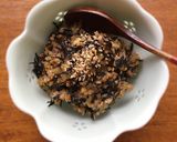 オーツ麦入り牛蒡とひじきのごま味噌炒め作り方8写真