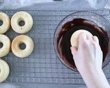 チョコ グレーズド焼きドーナツ作り方12写真