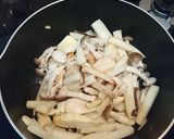 食感が〜(^o^)筍とキノコのきんぴら作り方2写真