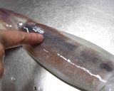 イカわたソースとキャベツのサラダ作り方1写真