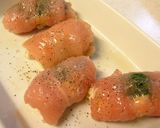 ほうれん草とチーズのささみ巻き★作り方3写真