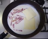 生クリーム不使用＊基本のクリームパスタ作り方2写真