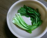 筍とかぶ菜のお味噌汁作り方1写真