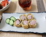 お弁当にも♡油揚げの魚肉ソーセージ巻♪作り方6写真