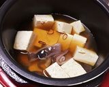 簡単！イカと豆腐の麺つゆ煮作り方3写真