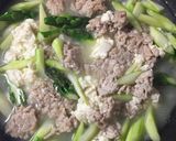 cafe風♡チーズとろ〜り鶏アスパラ丼作り方8写真