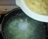 コラーゲン命！皮ごと明太パスタ作り方6写真