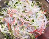 超楽々ハムカニかま太郎葛きり中華サラダ作り方5写真
