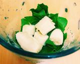 ダイエット☆朝食グリーンスムージー作り方1写真