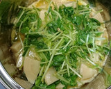 たけのこと豆苗の玉子とじ～和風あんかけ作り方3写真