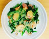 ほうれん草とウインナーの味噌マヨグラタン作り方5写真