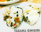 朝食やお弁当に☆高菜おにぎり作り方2写真