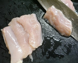 簡単！むね肉の青のりダシ天ぷら作り方1写真