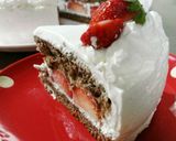苺のココアスポンジケーキ作り方26写真