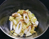 レンジ蒸しキャベツとちくわの胡麻和え作り方11写真