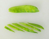 絹さやの胡麻和え　~ひと手間かけました~作り方2写真