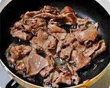 すき焼き風味！ 牛肉とたけのこの甘辛炒め作り方4写真