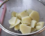 合いびき肉とじゃがいもの甘辛オムレツ作り方1写真