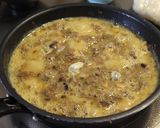 合いびき肉とじゃがいもの甘辛オムレツ作り方5写真