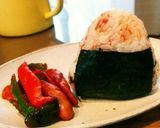 赤緑ピーマンとウインナーのケチャップ炒め作り方5写真