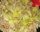 豚肉とキャベツのとろみ炒め作り方5写真