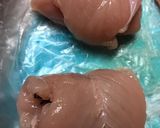 ササミの梅塩昆布巻きグリル焼き作り方2写真