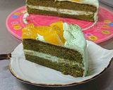 抹茶づくしのbirthdayケーキ♪作り方8写真