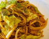 アメリカ★パスタで作る★おいしい焼きそば作り方7写真