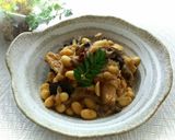 大豆と茸の旨辛煮作り方4写真