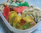 ブロッコリーとカニかま入り卵焼き作り方1写真