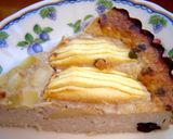 りんごで飾ったフルーツヨーグルトケーキ作り方4写真