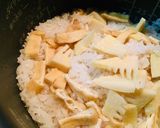 炊飯器でモチモチ筍ごはん作り方3写真