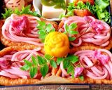 桜そばのおいなりさん こどもの日弁当作り方1写真