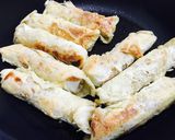 油揚げdeチーちくの照り巻き作り方5写真