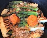 筍とタラの芽の人参ピューレ焼き作り方4写真