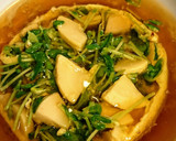 たけのこと豆苗の玉子とじ～和風あんかけ作り方7写真