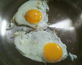 ★ステンレスパンDe半熟目玉焼き★作り方4写真