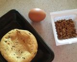 納豆と目玉焼きのがんもバーガー作り方1写真