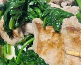 簡単　マグロとほうれん草の炒め物作り方12写真