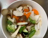 お一人様簡単梅味噌西京焼味豆腐野菜炒め作り方12写真