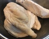 バンバンジーサラダと玉子春雨スープ作り方4写真