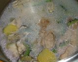 漢方医お勧め薬膳！苦瓜牡蛎基黄豆排骨湯作り方4写真