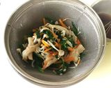 韮と人参と榎茸のナムル風♪作り方6写真