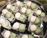 香り豊かな2色団子 黒蜜がけ作り方7写真