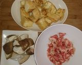 牛肉と油揚げのオイスター炒め作り方1写真